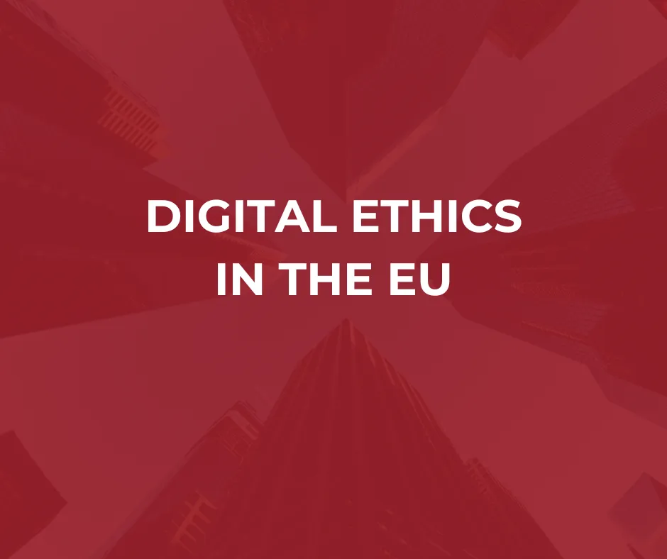 Digital Ethics in the EU (con registrazione lezioni)