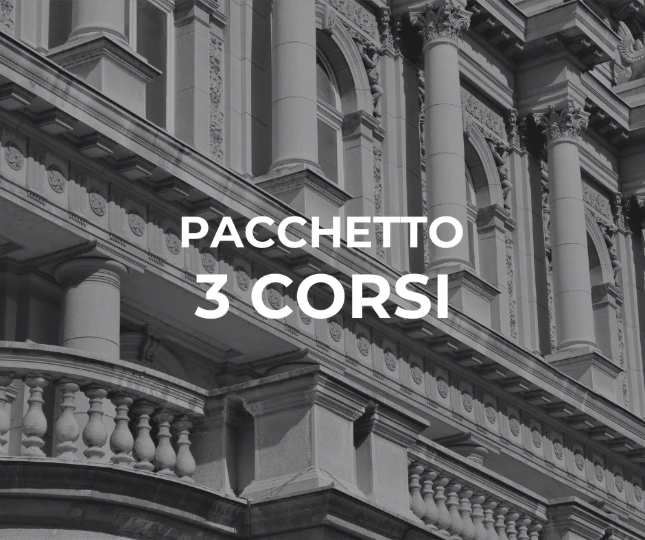 Pacchetto 3 corsi (escluso AI)