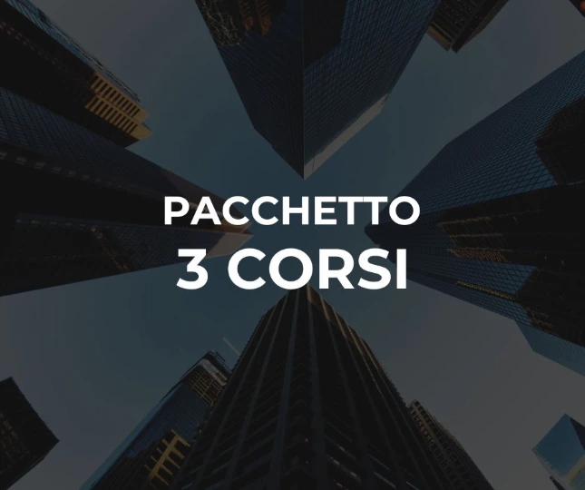 Pacchetto 3 corsi